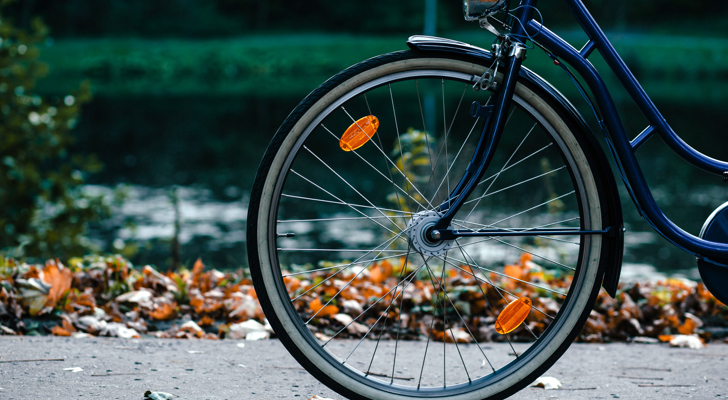 Closeup af cykel
