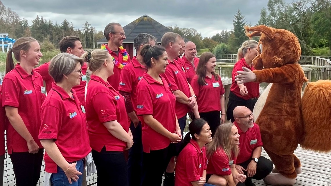 Der stilles op til fællesbillede til Fårup Academy