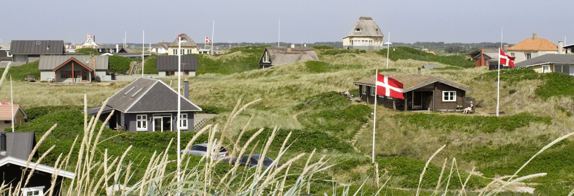 Sommerhuse i et sommerhusområde