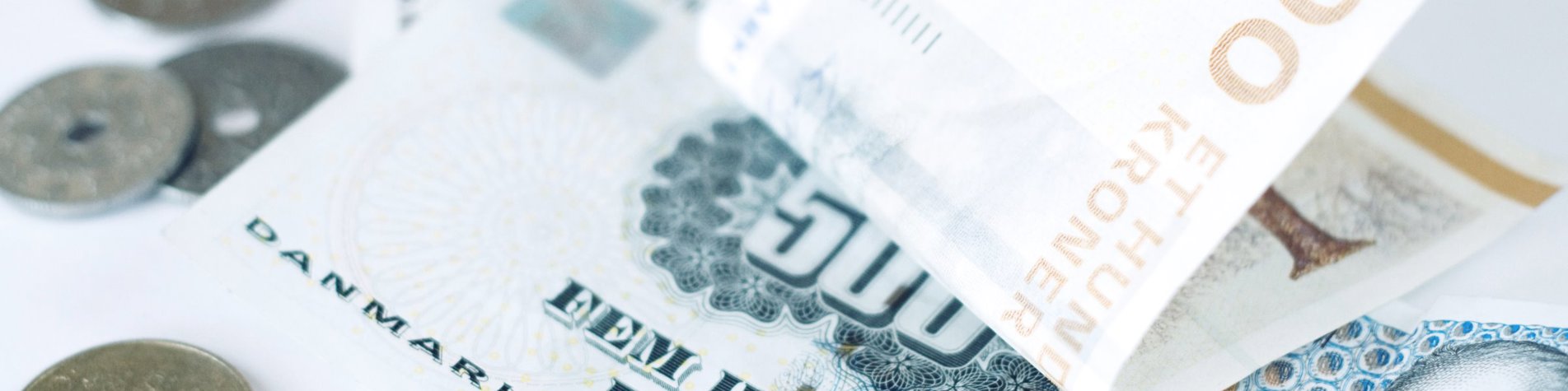 Pengesedler og mønter