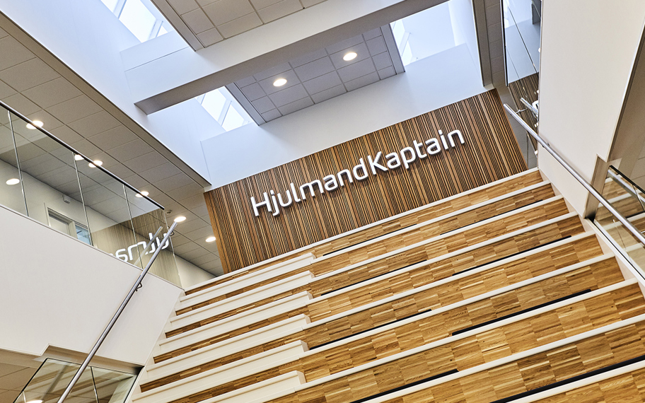 Trappe hos HjulmandKaptain i Aalborg