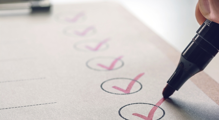 Flueben på tjekliste