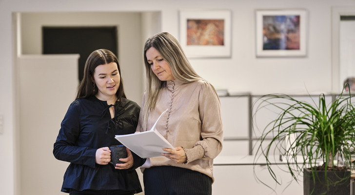 Michael Skovgaard og Jette Seifert Kjeldsen taler ved sagsarkiv